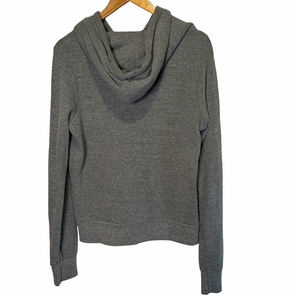 Aviator Nation 5 Stripe Hoodie in Heather Grey, Size S NWOT - Picture 7 of 13